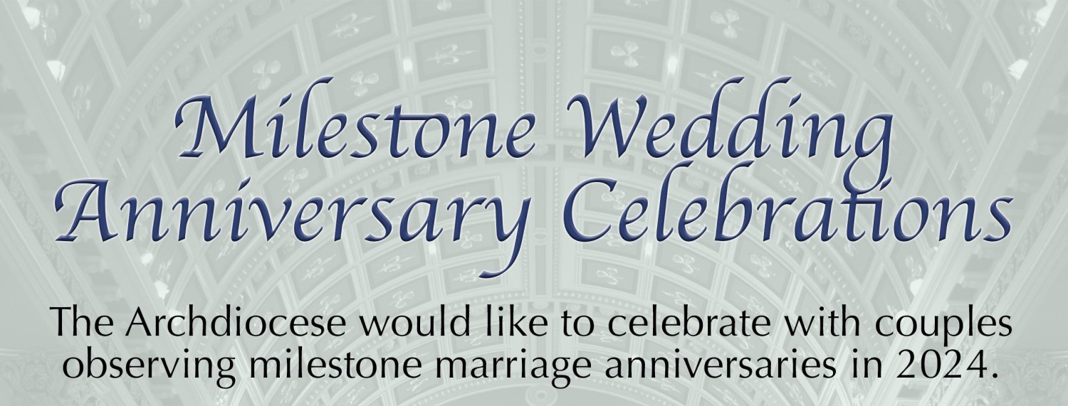 Milestone Wedding Anniversary Celebration - Resurrection Catholic ...